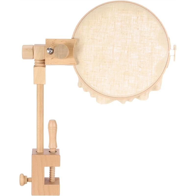Embroidery Hoop Stand - NEW_Embroidery Hoop Stand, Adjustable Rotated Beech