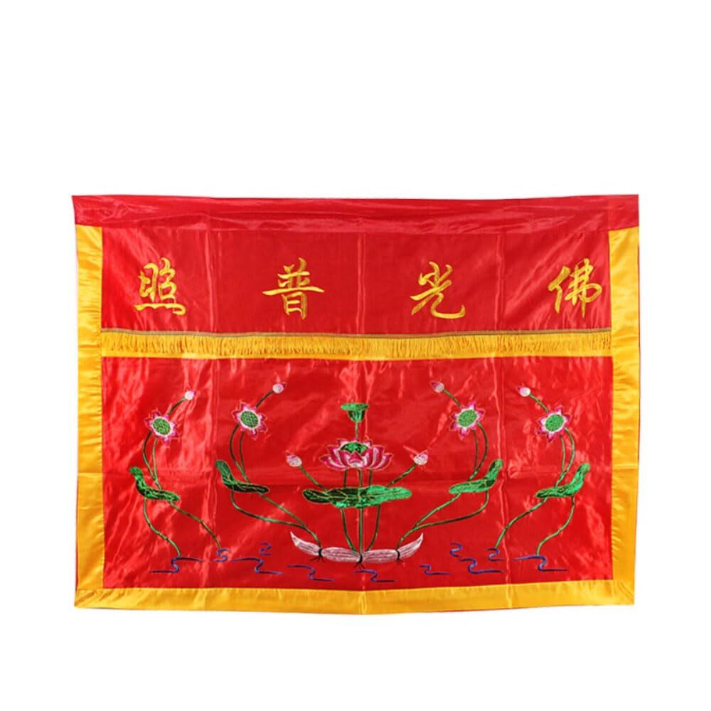 Embroidery Cloth - Table Embroidery Household Table Cloth Buddha