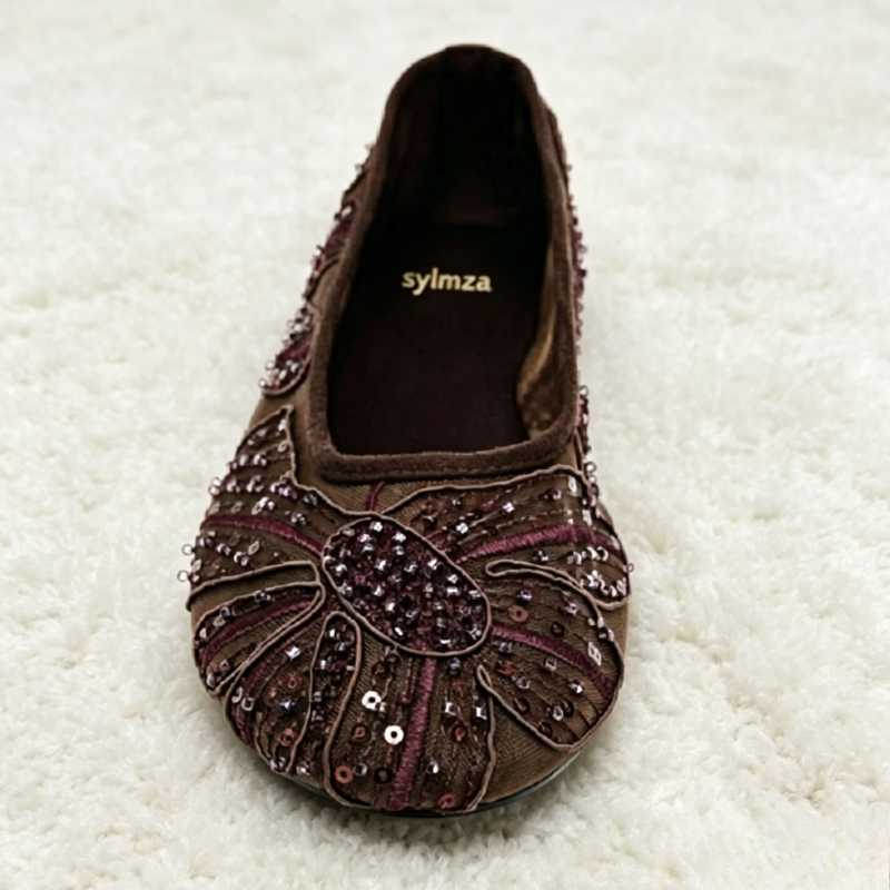 Luxury Designer Ballet Flats f - Embroidery Flat Shoes recensione e prezzo