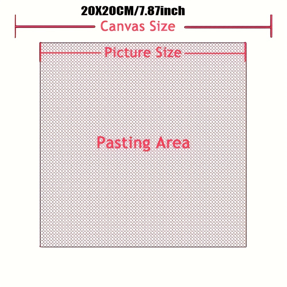 1pc Blank Canvas 5D Round Diam - Embroidery Service recensione e prezzo