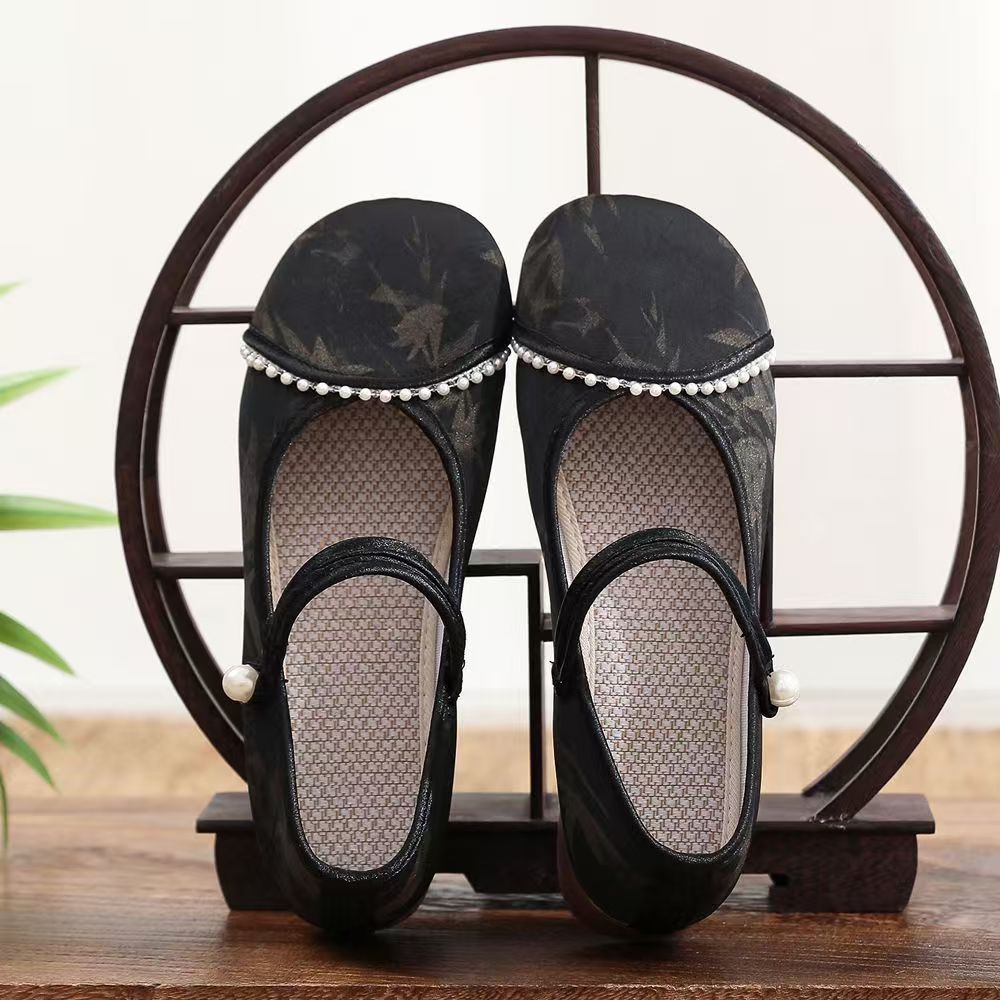 Chinese Style Women Low Heel C - Embroidery Cloth recensione e prezzo
