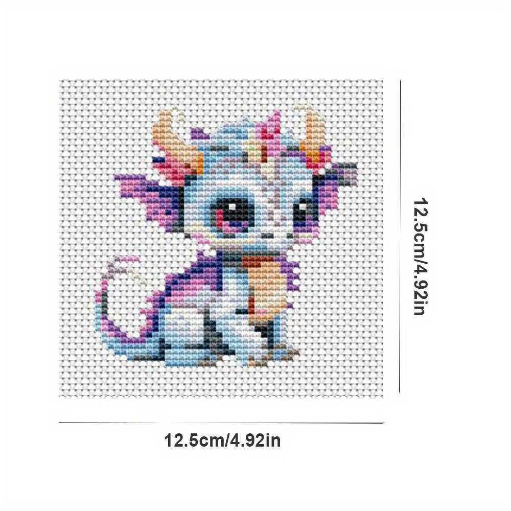 12Pcs Dragon Cross Stitch 11CT - Embroidery X Stitch recensione e prezzo