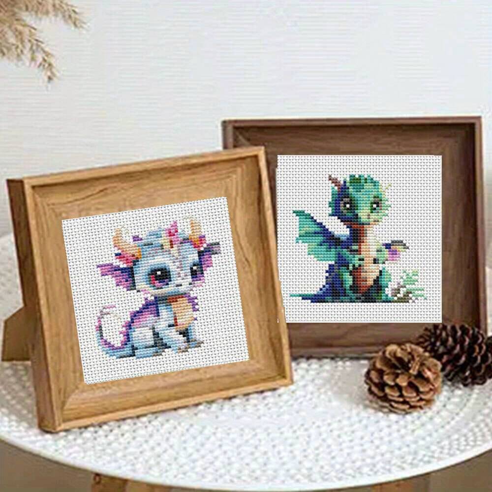 12Pcs Dragon Cross Stitch 11CT - Embroidery X Stitch recensione e prezzo