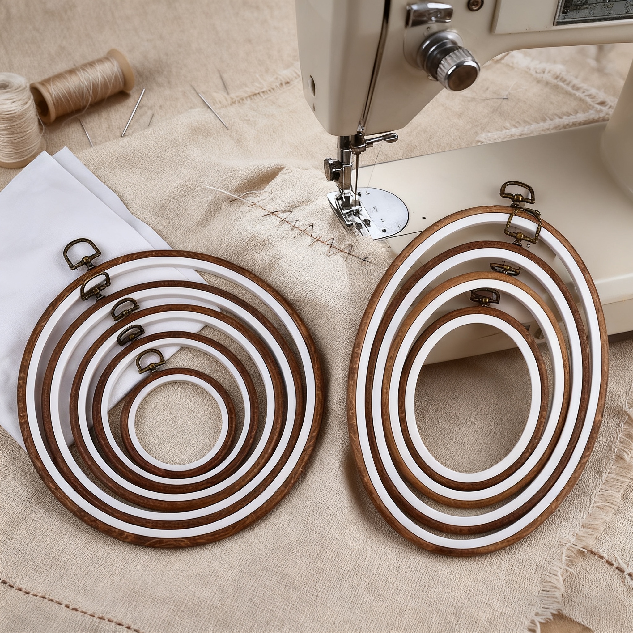 10PCS Sewing Tool Round Oval I - Embroidery Service recensione e prezzo