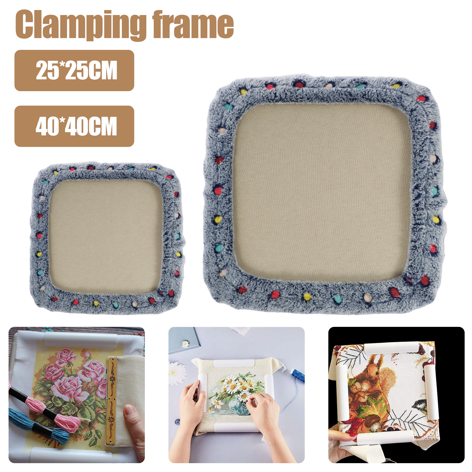 Punch Needle Frame Square Embr - Embroidery Hoop Stand recensione e prezzo