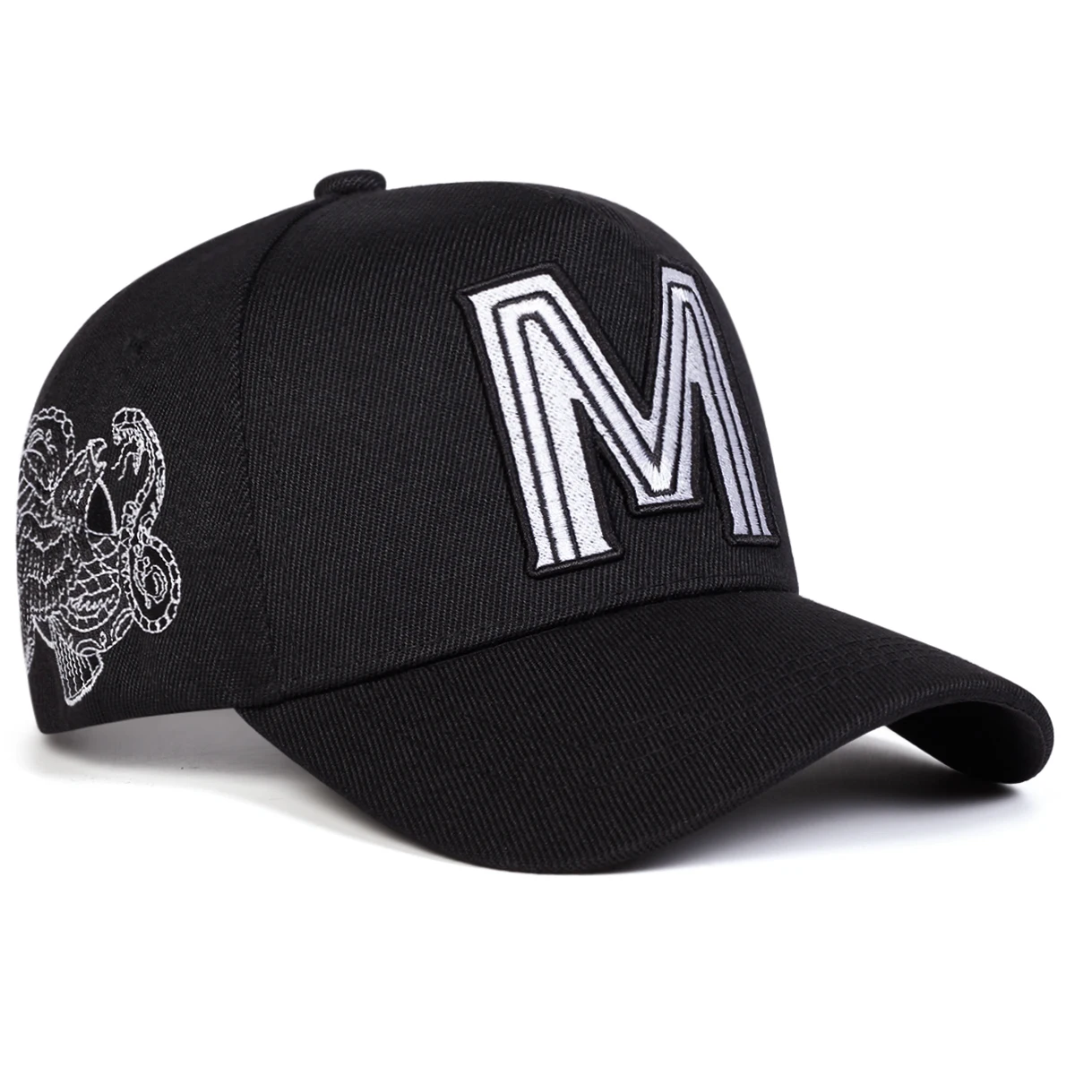 Unisex M Letter Embroidery Bas - Embroidery Letter M recensione e prezzo
