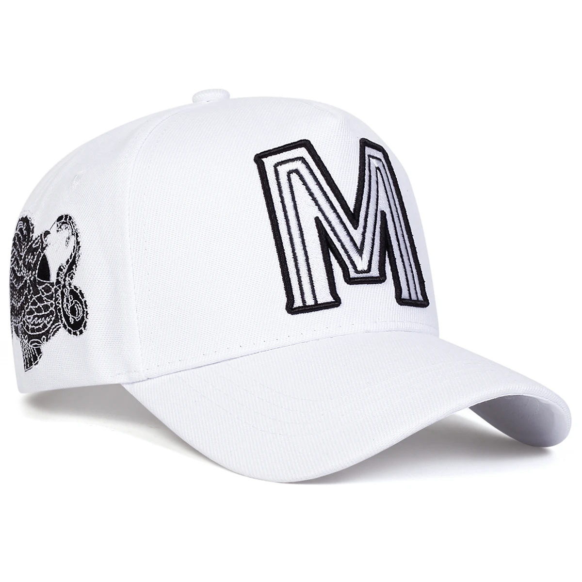 Unisex M Letter Embroidery Bas - Embroidery Letter M recensione e prezzo