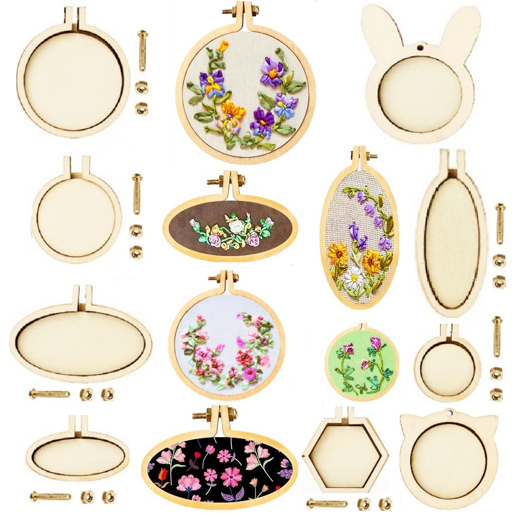 10PCS Mini Embroidery Hoop Woo - Embroidery Hoop Stand recensione e prezzo