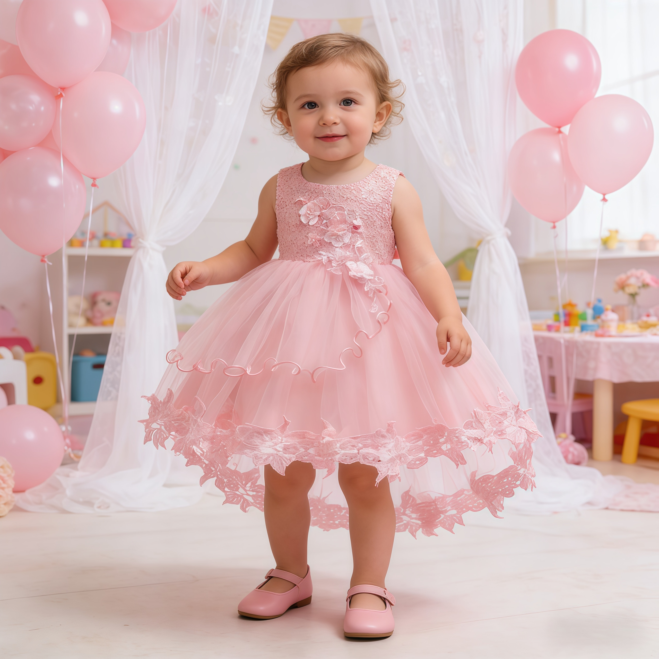 Baby Girls White Flower Embroi - Embroidery Flower recensione e prezzo
