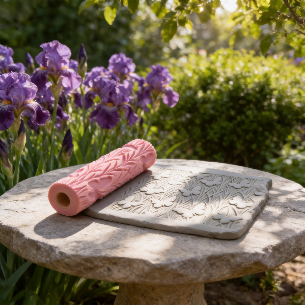 DIY Pottery Craft Rolling Pin  - Embroidery Texture recensione e prezzo