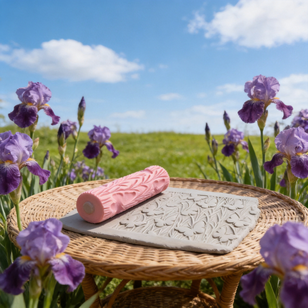DIY Pottery Craft Rolling Pin  - Embroidery Texture recensione e prezzo