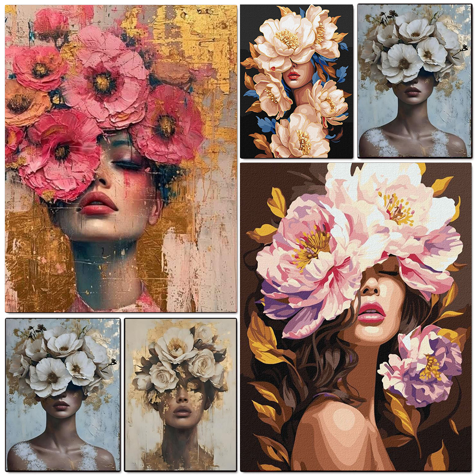 Diamond Painting Beauty Girl D - Embroidery Flower recensione e prezzo