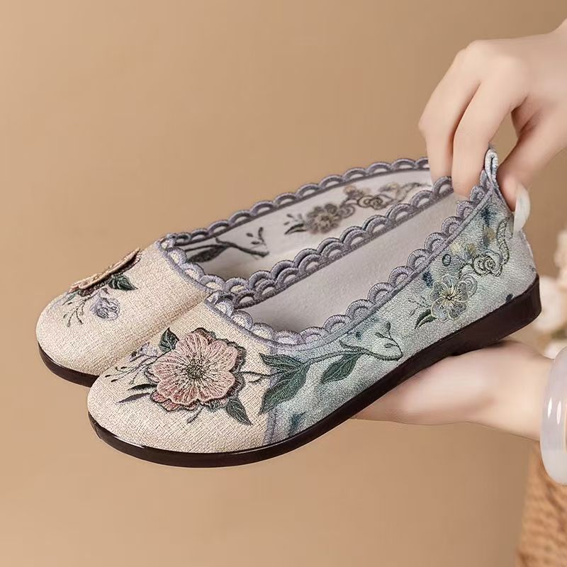 Women Spring Autumn New Flat s - Embroidery Cloth recensione e prezzo