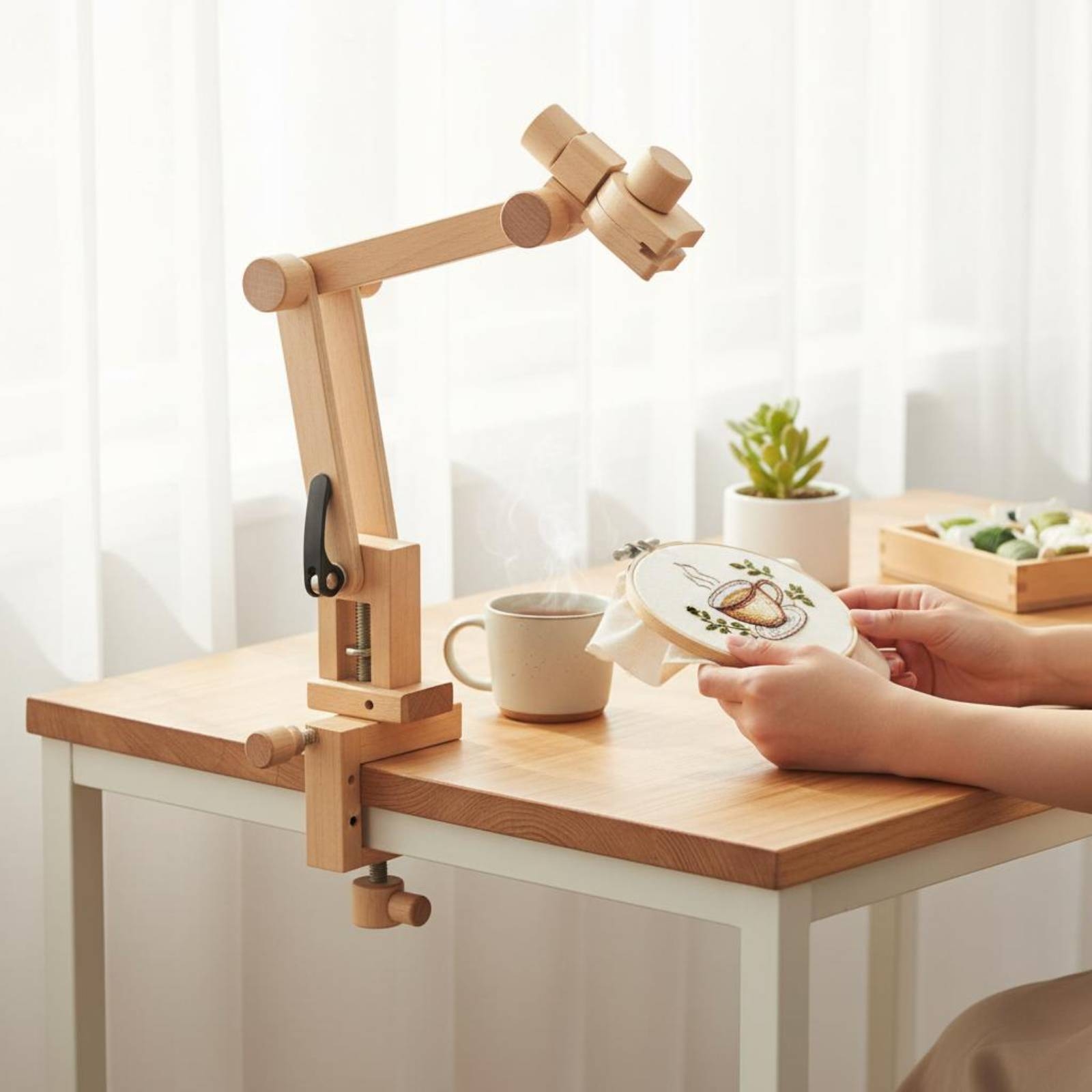 Table Clamp Embroidery Stand F - Embroidery Hoop Stand recensione e prezzo