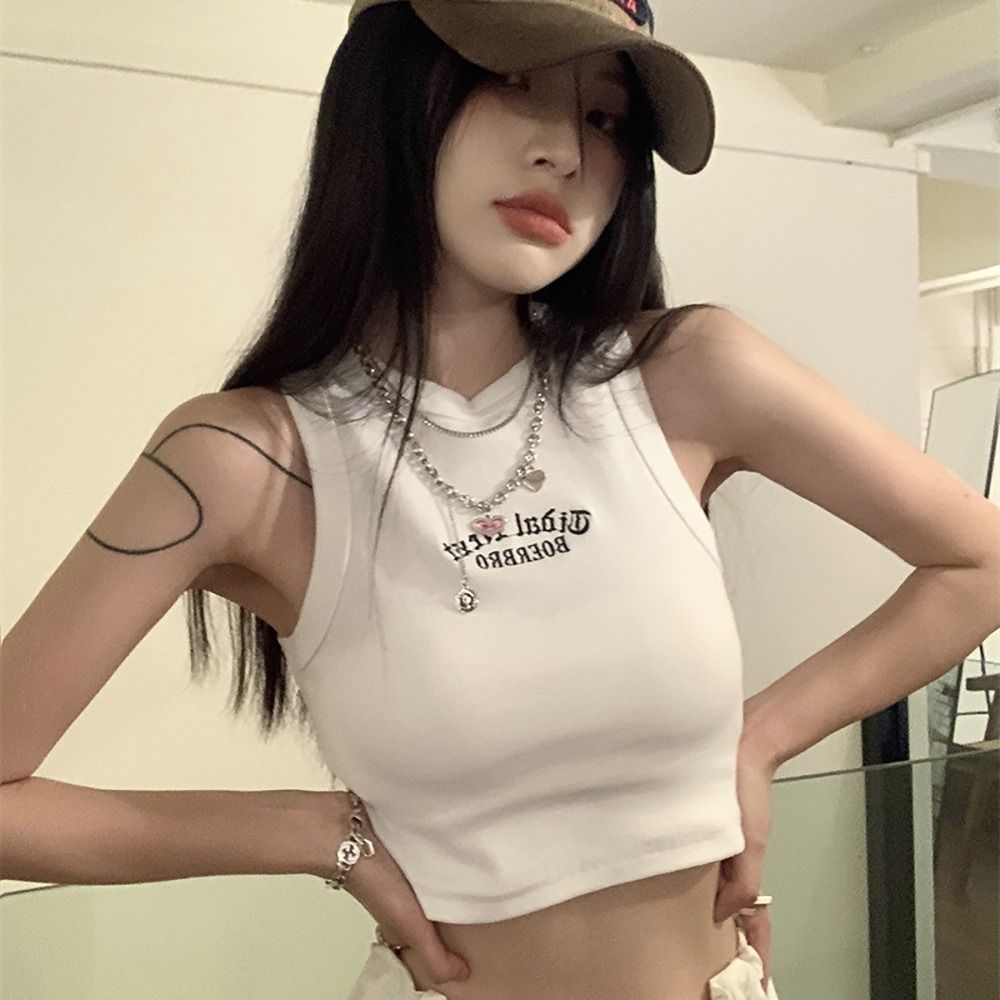 Simple Microelastic Sleeveless - Embroidery Letter M recensione e prezzo