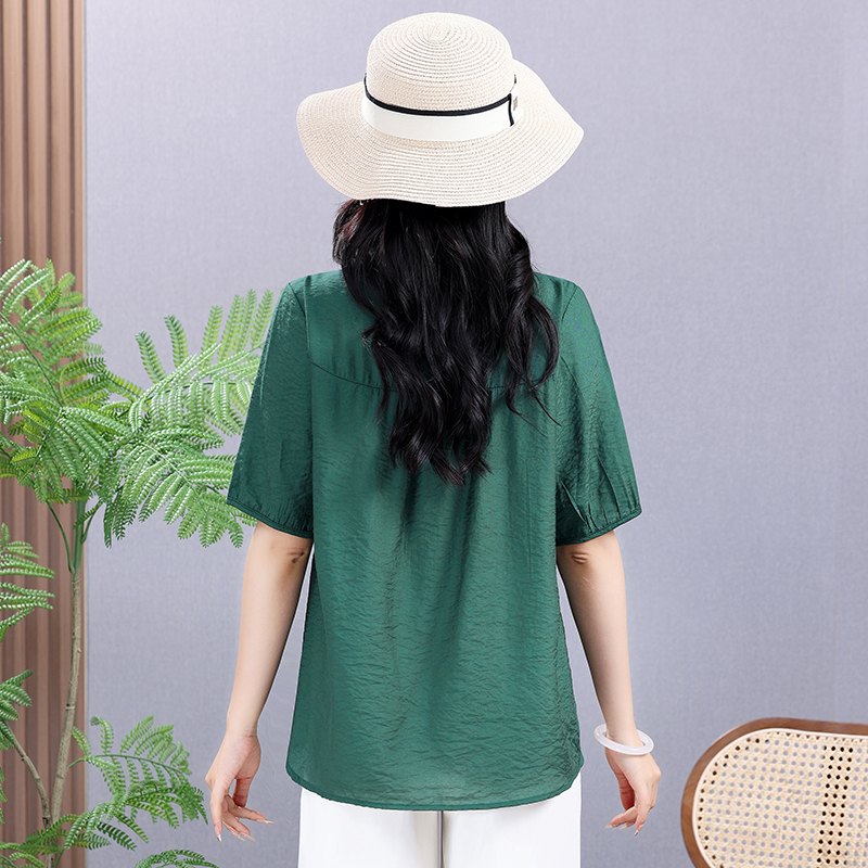Summer Elastic Tee Shirt Solid - Embroidery Cloth recensione e prezzo
