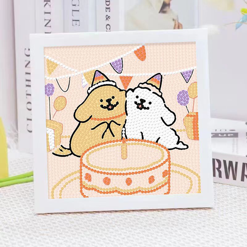 Cartoon Line Puppy Crystal Dia - Embroidery Service recensione e prezzo