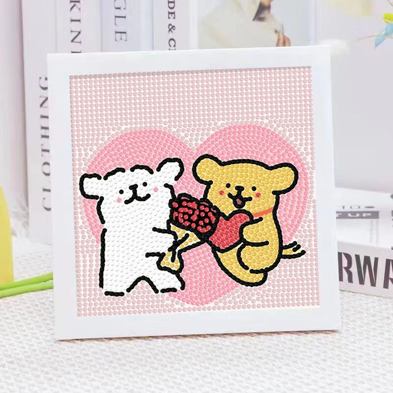Cartoon Line Puppy Crystal Dia - Embroidery Service recensione e prezzo