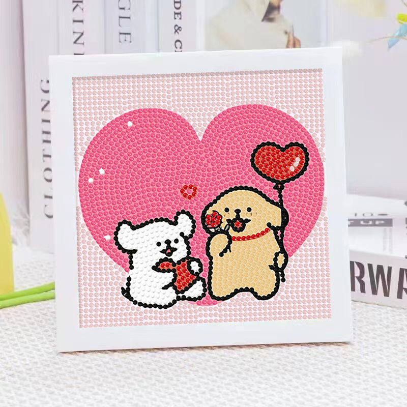 Cartoon Line Puppy Crystal Dia - Embroidery Service recensione e prezzo