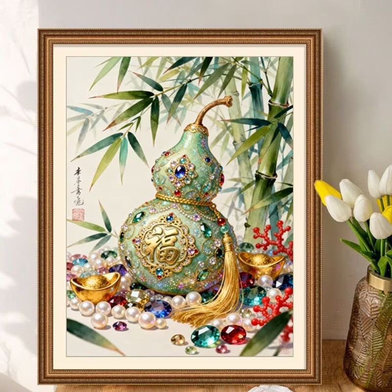 9CT 11CT gourd Embroidery DIY  - Embroidery X Stitch recensione e prezzo