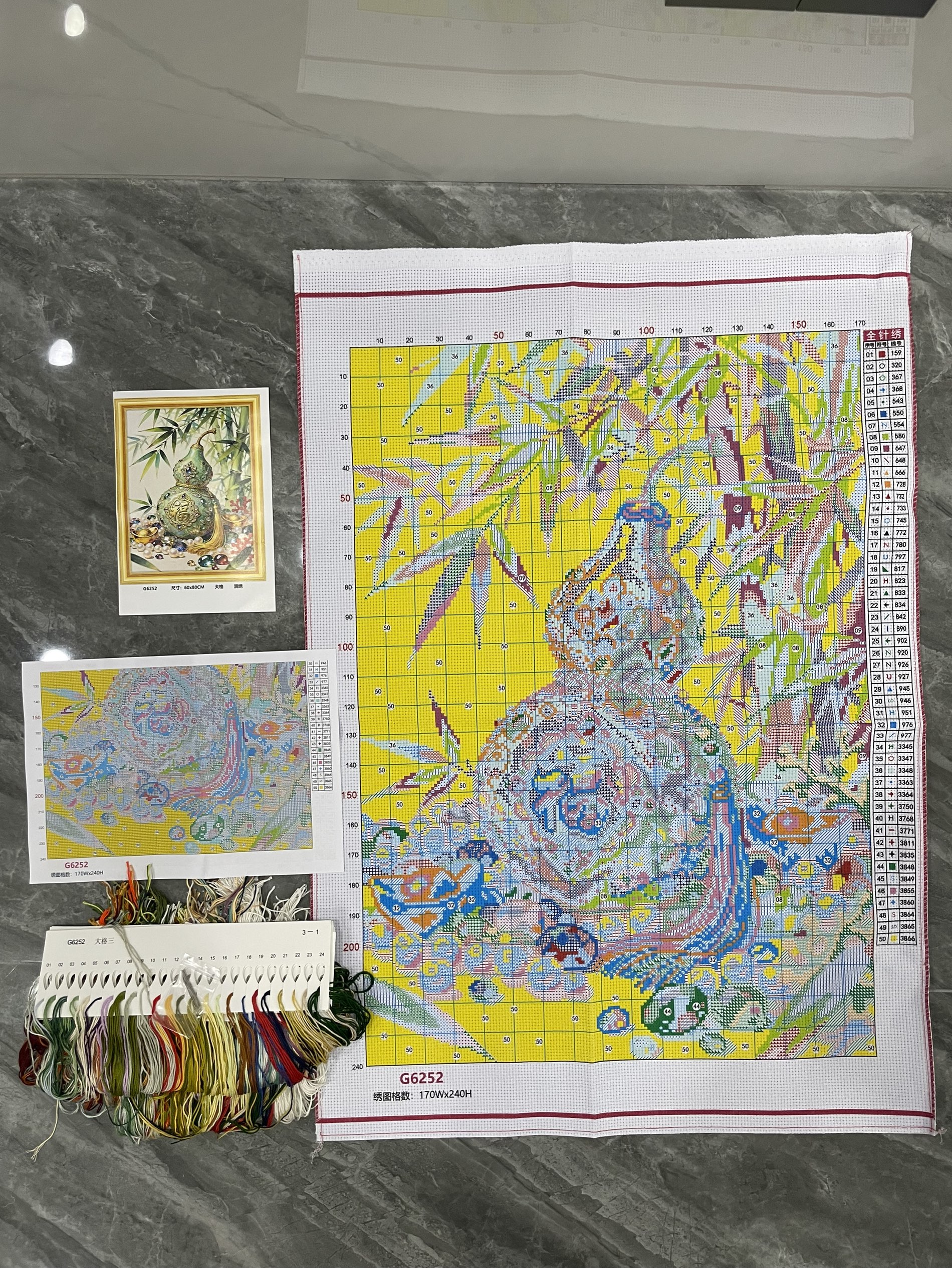 9CT 11CT gourd Embroidery DIY  - Embroidery X Stitch recensione e prezzo