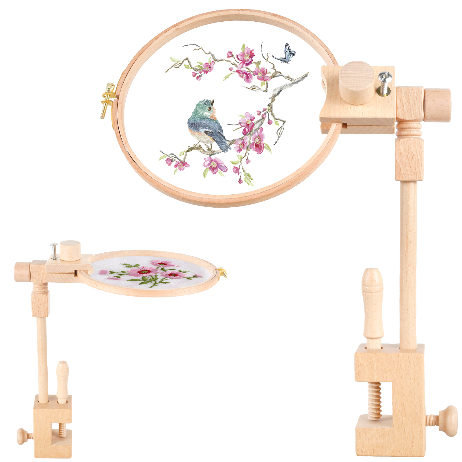 360 Rotation Adjustable Embroi - Embroidery Hoop Stand recensione e prezzo