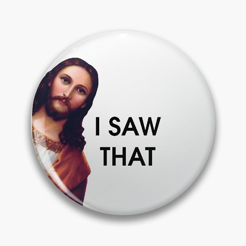 Jesus I Saw That Tinplate Pins - Embroidery Letter M recensione e prezzo