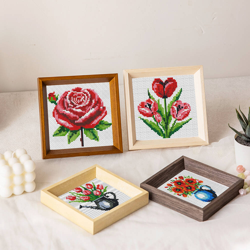 Evershine 8pcs Mini Flower Cro - Embroidery X Stitch recensione e prezzo