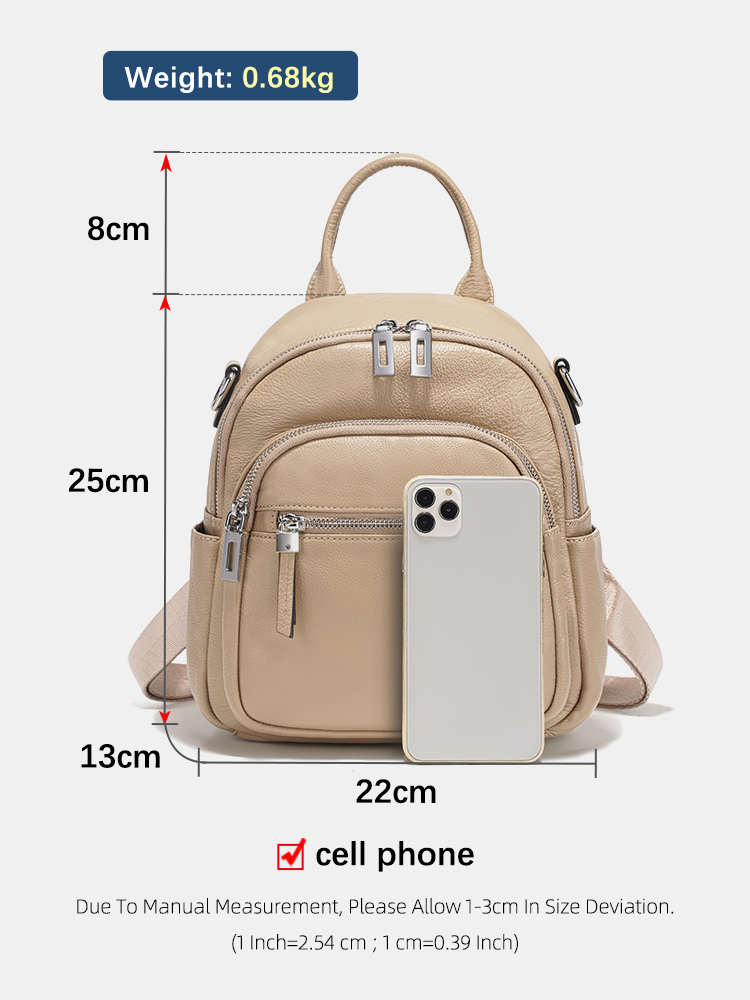 Zency Genuine Leather Small Ba - Embroidery Service recensione e prezzo