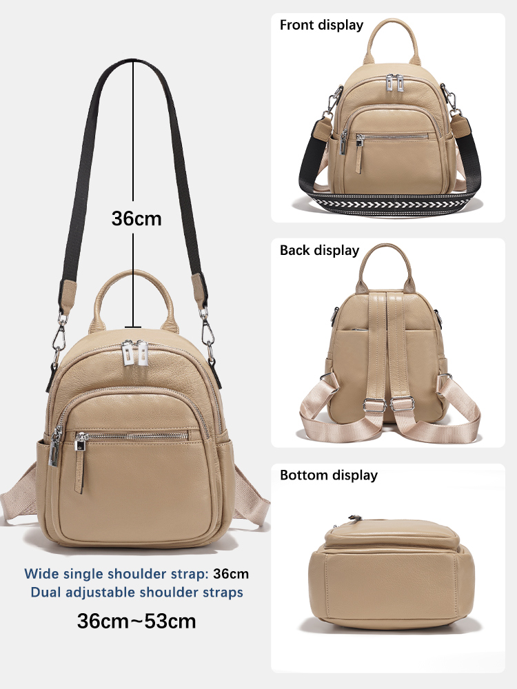 Zency Genuine Leather Small Ba - Embroidery Service recensione e prezzo