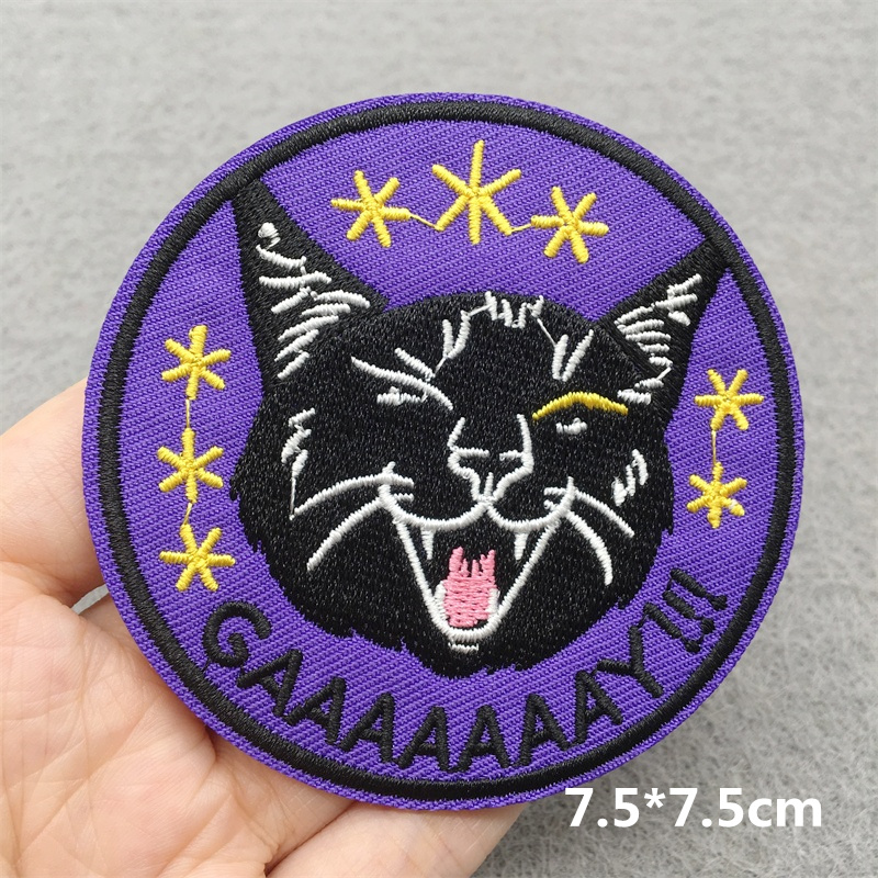 Cat Face Embroidered Patch Car - Embroidery Converse recensione e prezzo