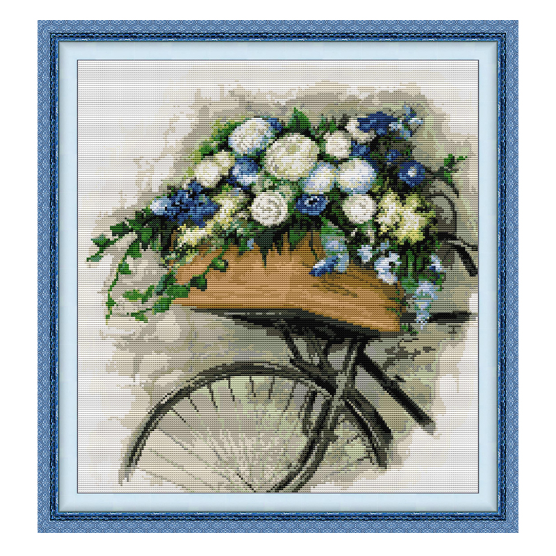 A Bicycle Filled With Flowers  - Embroidery X Stitch recensione e prezzo
