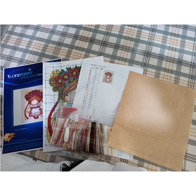 Dfea-Flower Series Rose Cross  - Embroidery X Stitch recensione e prezzo