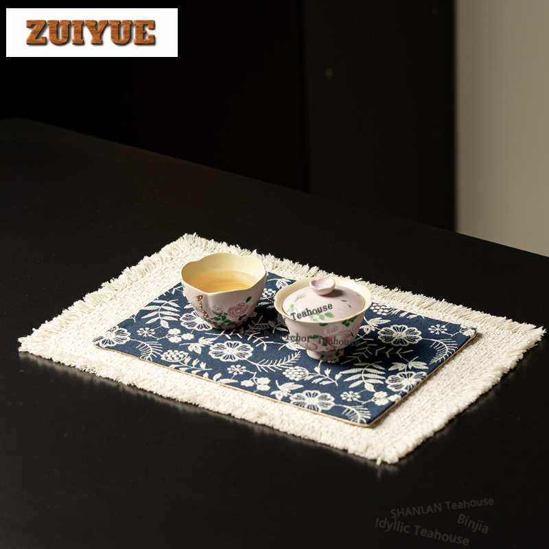 Embroidery Double-layer Tea Ta - Embroidery Cloth recensione e prezzo