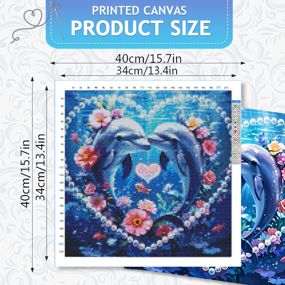 HUACAN Cross Stitch Sets Dolph - Embroidery X Stitch recensione e prezzo