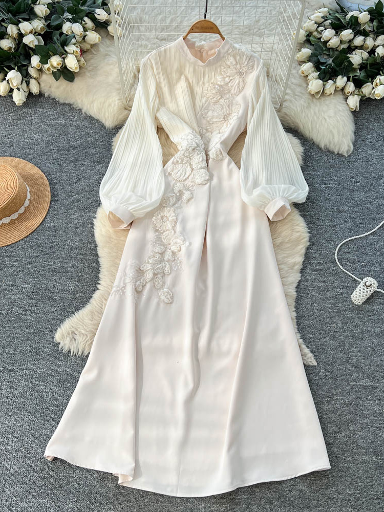 Elegant Long Sleeve Embroidere - Embroidery Hoop Stand recensione e prezzo