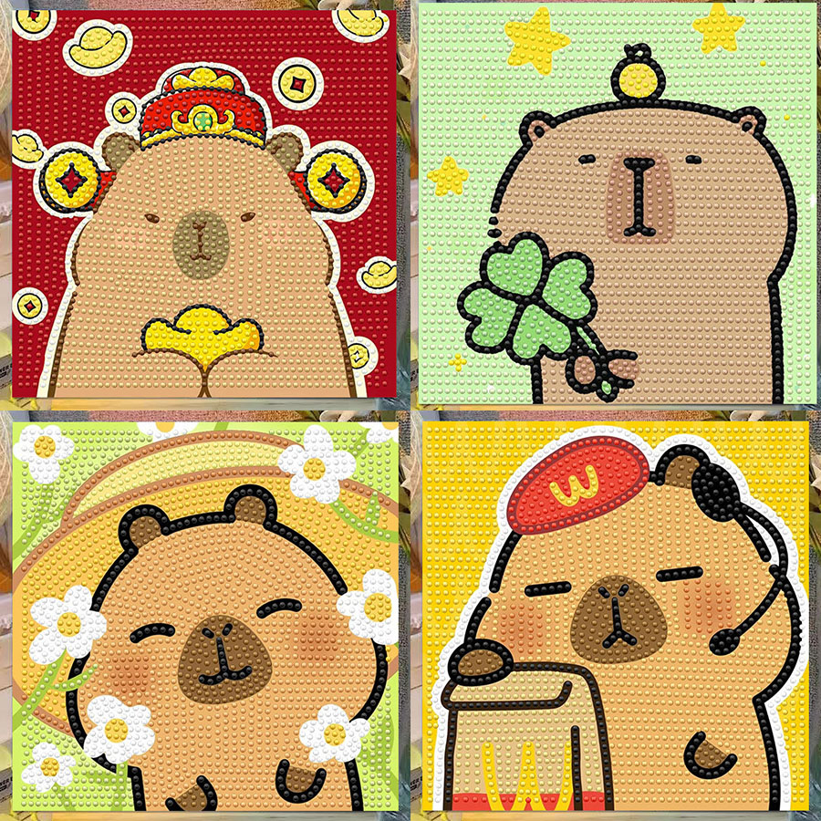 Cartoon Capibala Crystal Diamo - Embroidery Service recensione e prezzo