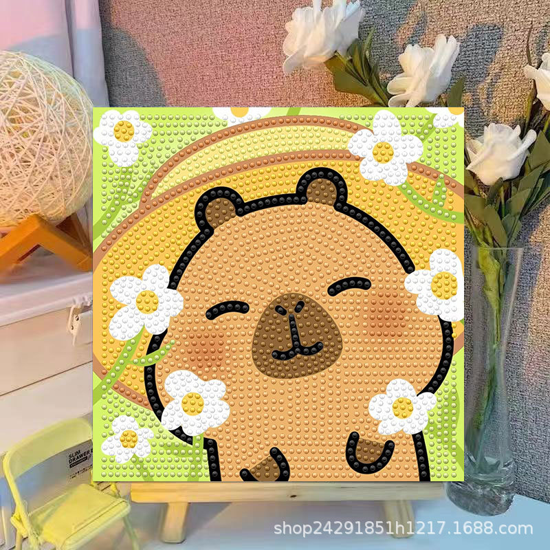 Cartoon Capibala Crystal Diamo - Embroidery Service recensione e prezzo