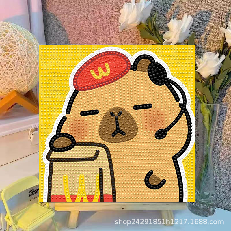 Cartoon Capibala Crystal Diamo - Embroidery Service recensione e prezzo