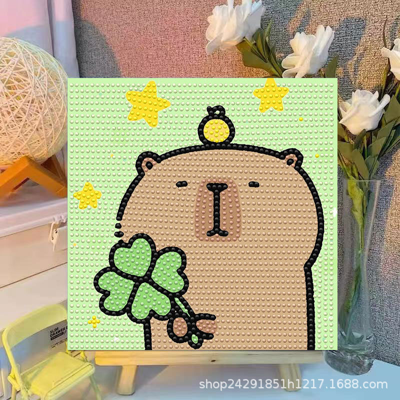 Cartoon Capibala Crystal Diamo - Embroidery Service recensione e prezzo