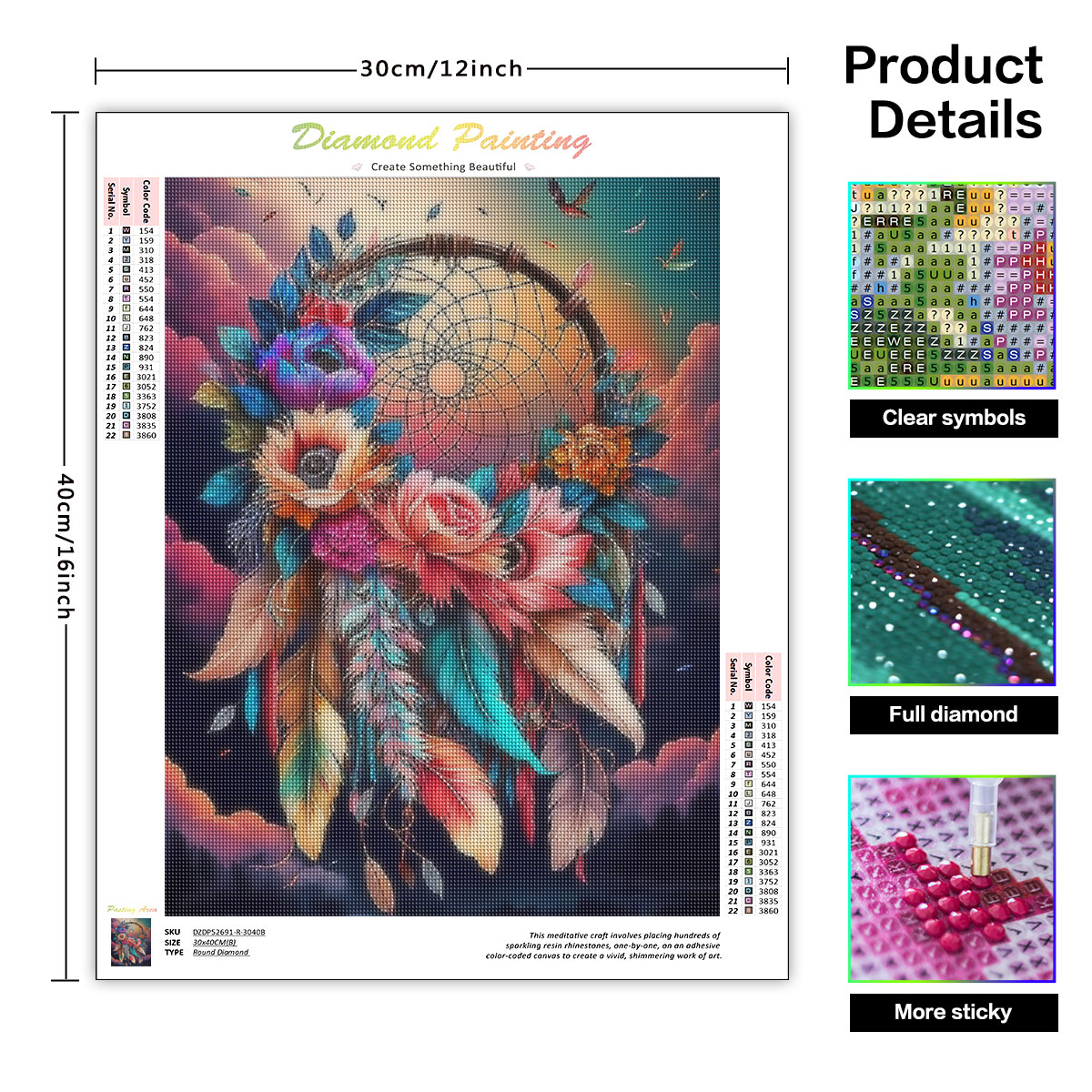 Frameless, Diamond Painting Dr - Embroidery Flower recensione e prezzo