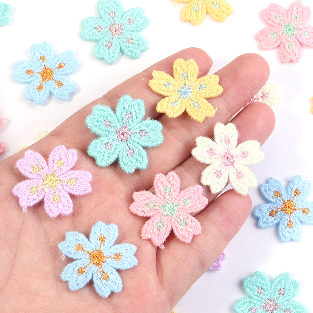 20pcs/lot Colorful 2.4cm Embro - Embroidery Cloth recensione e prezzo