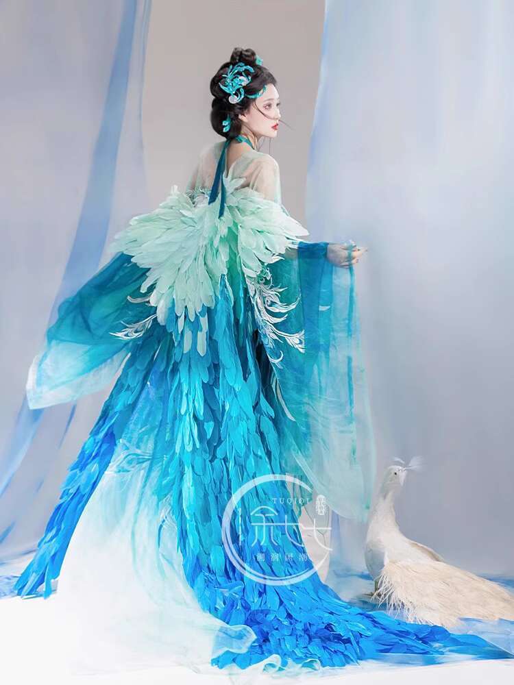 New Peacock Hanfu Womens fashi - Embroidery Shirt recensione e prezzo