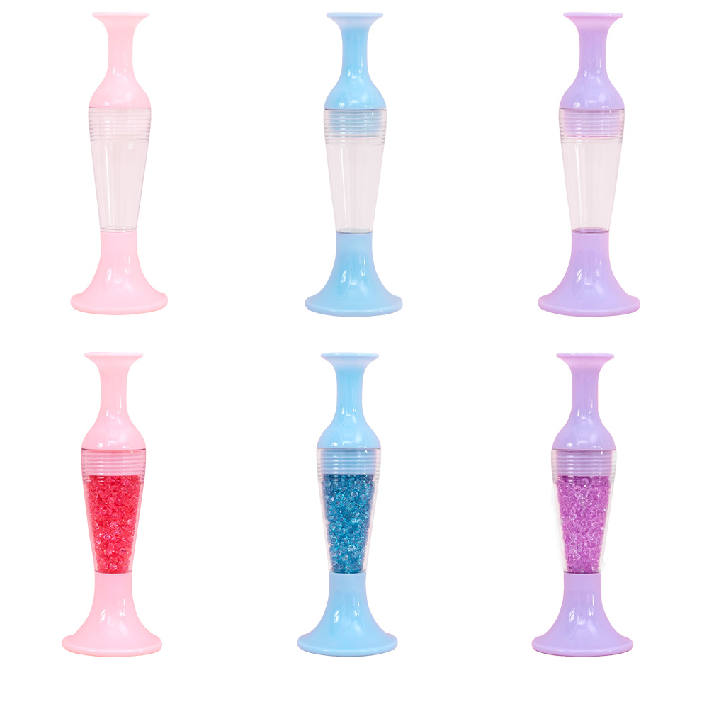 5pcs Vase Shape Point Drill Pe - Embroidery Service recensione e prezzo
