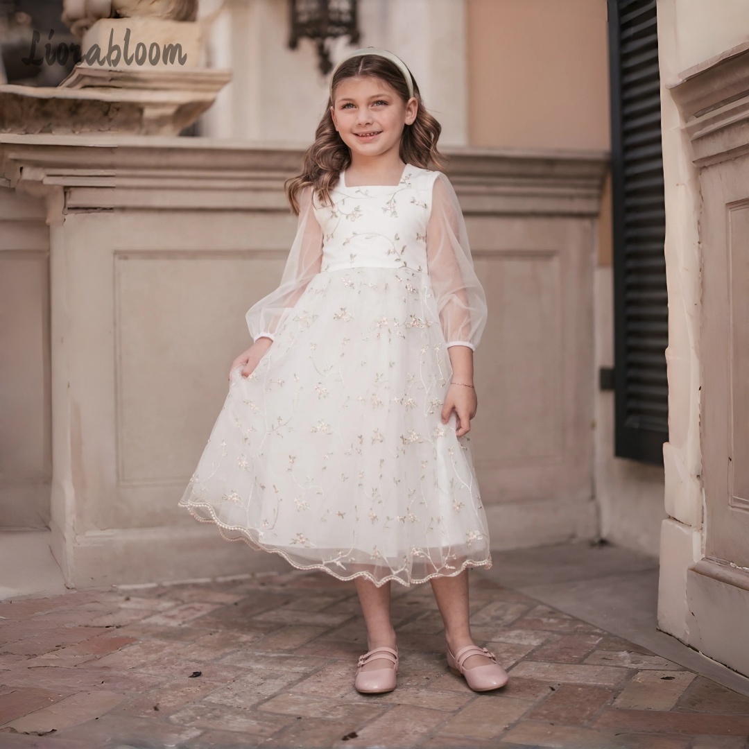 Customized Flower Girl Dress P - Embroidery Flower recensione e prezzo
