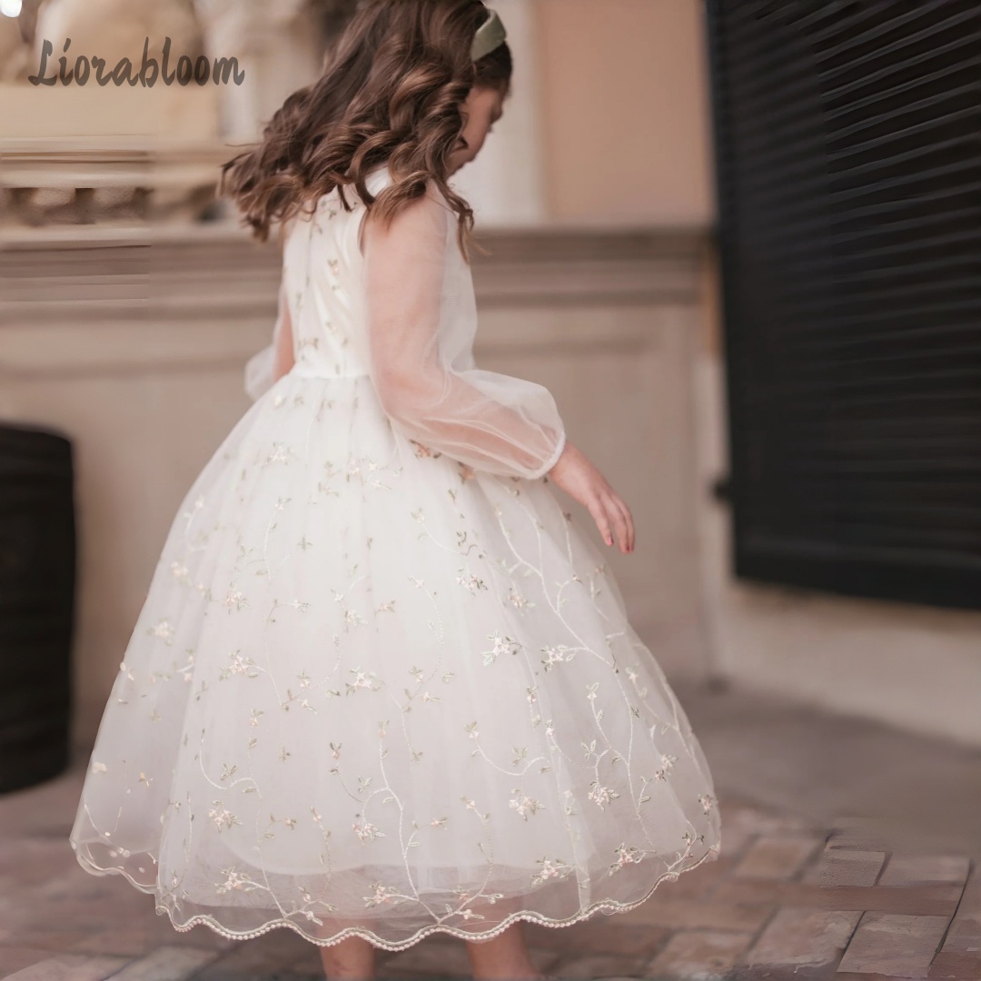 Customized Flower Girl Dress P - Embroidery Flower recensione e prezzo