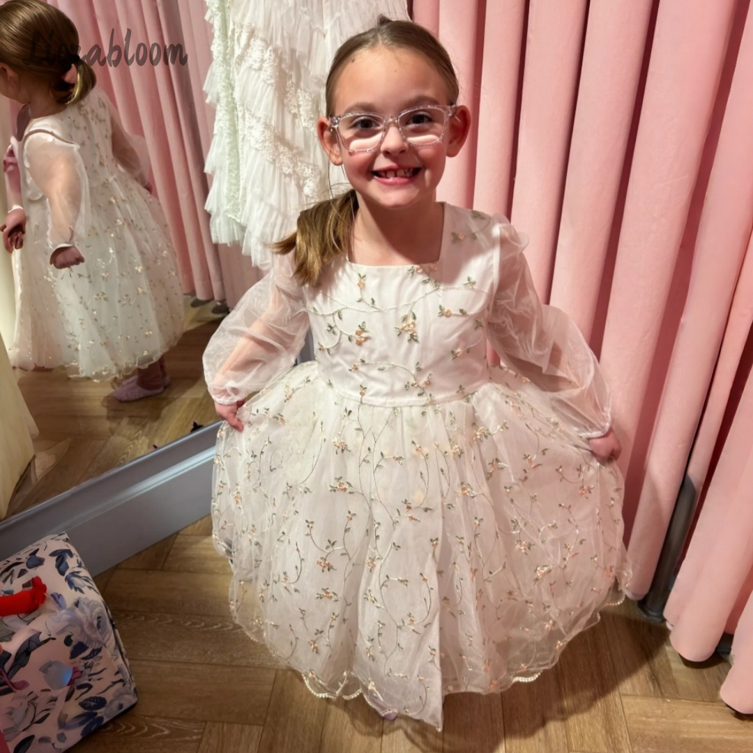 Customized Flower Girl Dress P - Embroidery Flower recensione e prezzo