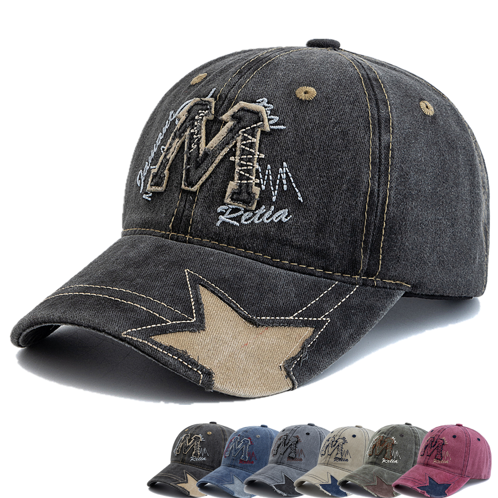 Hot Sale Unisex Retro Baseball - Embroidery Letter M recensione e prezzo